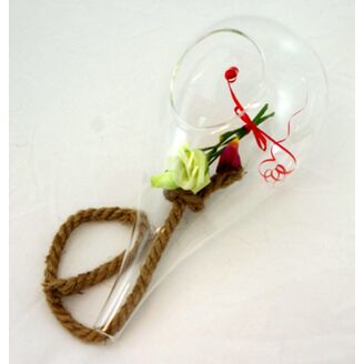 ZÁVĚS SKLO KAPKA 13x31cm* 