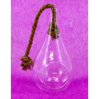 ZÁVĚS SKLO KAPKA 11x24cm* 