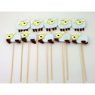 ZÁPICH FILC OVEČKA 6x28cm 10ks*