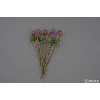 ZÁPICH VAJÍČKA 12ks 4x25cm*MIX BAREV