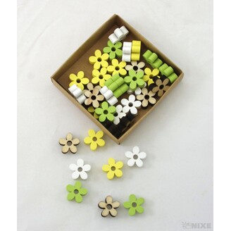 KVÍTEK 1,5cm 36ks*MIX BAREV