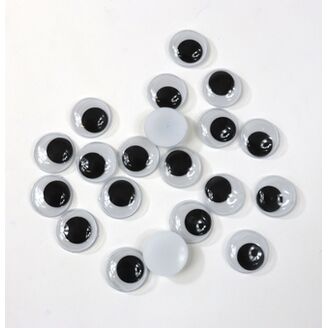 OČI PLASTOVÉ 2cm 20ks*