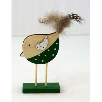 PTÁČEK DŘEVO 7x12cm*