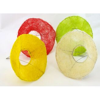 PODLOŽKA SISAL KRUH 20cm*MIX BAREV