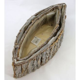 TRUHLÍK LOĎKA 38x11x10cm 46x17x12*PŘÍRODNÍ