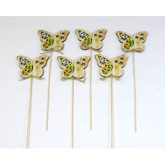 ZÁPICH MOTÝL 6x26cm 6ks*MIX BAREV