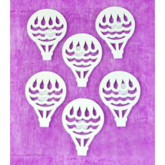 BALÓN NALEPOVACÍ 4cm 6ks*BÍLÁ