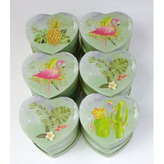 KRABICE SRDCE MIX 12ks 10x5cm*