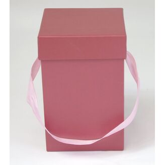 KRABICE 16x10x10cm*RŮŽOVÁ TM.