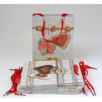 TAŠKA LUX SERDUSZKA MIX 18x24x8,5cm*