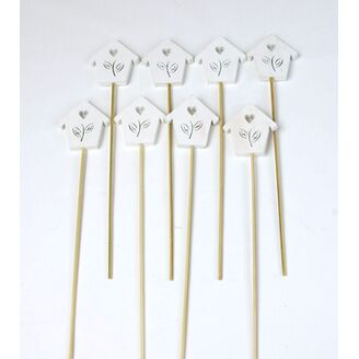 ZÁPICH BUDKA 8ks 5x23,5cm*BÍLÁ