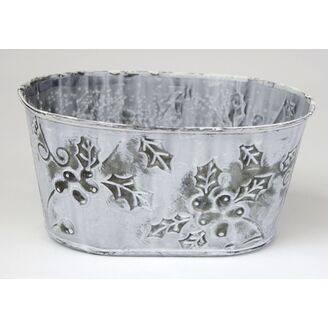 PLECHOVÝ OBAL 17x11x8cm*BÍLÁ