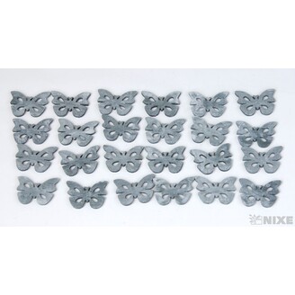 MOTÝL DŘEVO 3x2cm 24ks*MIX BAREV