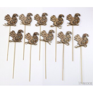 ZÁPICH VEVERKA 6,5x7cm 10ks*PŘÍRODNÍ