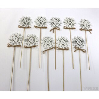 ZÁPICH VLOČKA 6,5x27cm 10ks*BÍLÁ