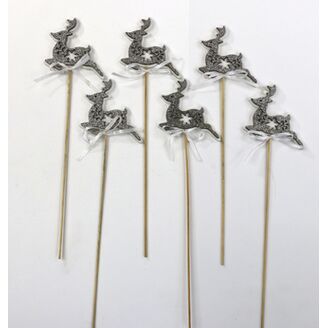 ZÁPICH JELEN 6x26x6cm 6ks*STŘÍBRNÁ