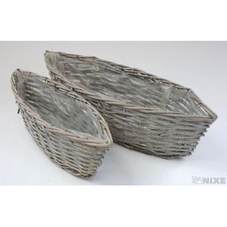 OBAL LOĎKA 50x15x11cm 42x11x10*ŠEDÁ