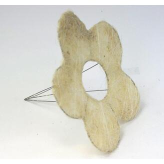 PODLOŽKA SISAL KVĚT 20cm*BÍLÁ