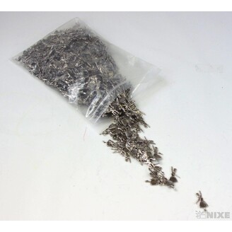 ZÁVĚS KOV BALETKA 20ks 3cm*STŘÍBRNÁ