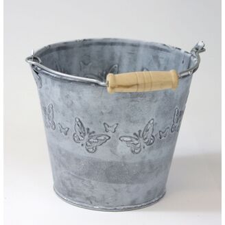 PLECHOVÝ KBELÍK 11x13cm*BÍLÁ