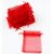 SÁČEK ORGANZA 09x12cm*ČERVENÁ