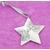 ZÁVĚS HVĚZDA PLECH 9cm*BÍLÁ