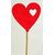 ZÁPICH SRDCE 5ks 5x18cm*ČERVENÁ