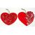 ZÁVĚS SRDCE 13x16cm*ČERVENÁ