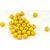 KORÁLKY 8mm MAT*ŽLUTÁ