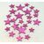 HVĚZDA 3,5-6,5cm 24ks*RŮŽOVÁ