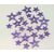 HVĚZDA 3,5-6,5cm 24ks*FIALOVÁ