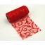 ORGANZA GLITR 2228 12cmx10yd*ČERVENÁ