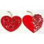 ZÁVĚS SRDCE 13x16cm*ČERVENÁ