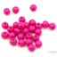 KORÁLKY 8mm MAT*RŮŽOVÁ TM.