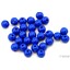 KORÁLKY 8mm MAT*MODRÁ TM.