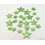 HVĚZDA 3,5-6,5cm 24ks*ZELENÁ