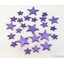 HVĚZDA 3,5-6,5cm 24ks*FIALOVÁ