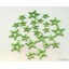 HVĚZDA 3,5-6,5cm 24ks*ZELENÁ