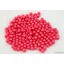 KORÁLKY 8mm cca 208ks*ČERVENÁ SV.