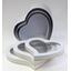 KRABICE SRDCE 3ks 26x11cm 23x10 21x9*BÍLÁ