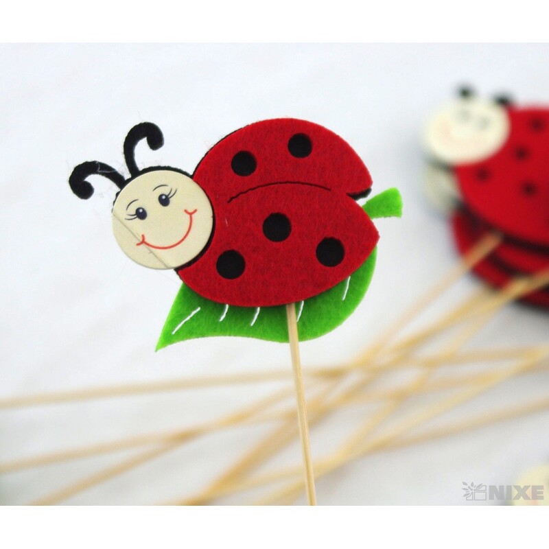 ZÁPICH FILC BERUŠKA 7x28cm 10ks*ČERVENÁ