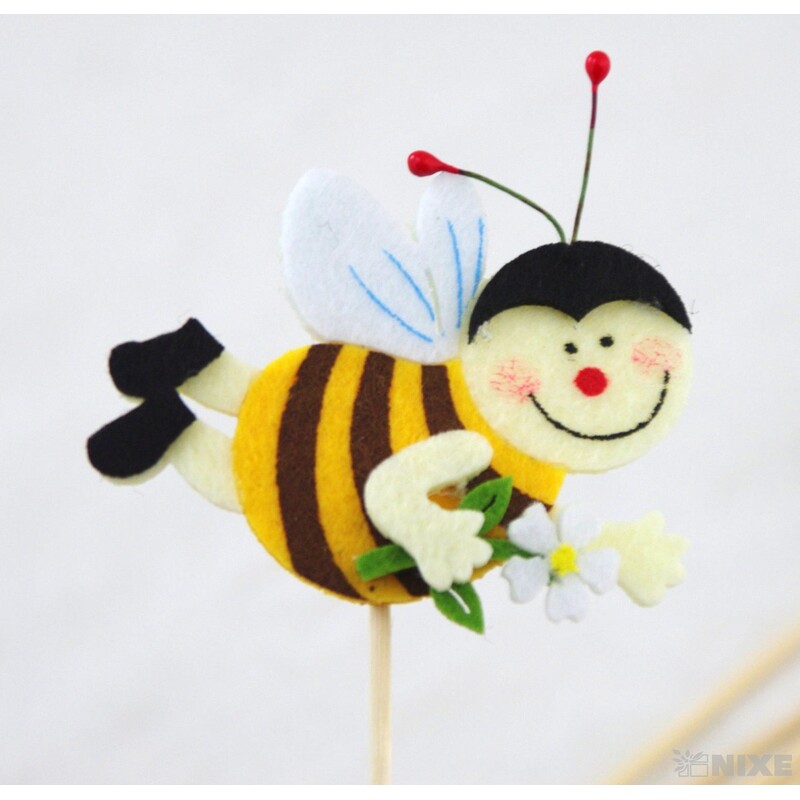 ZÁPICH FILC VČELKA 8x28x5cm 6ks*ŽLUTÁ