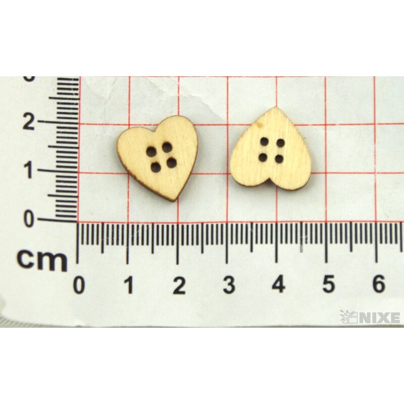 DOPLŇKY DŘEVO cca 2cm 18ks*PŘÍRODNÍ