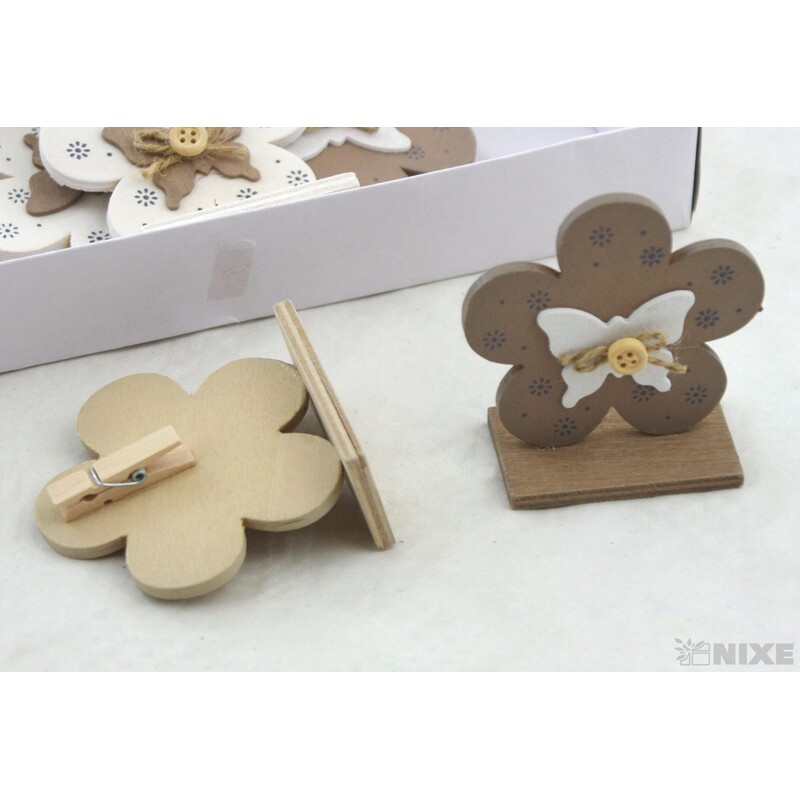 KOLÍČEK KVĚT 8x8cm 6ks*MIX BAREV