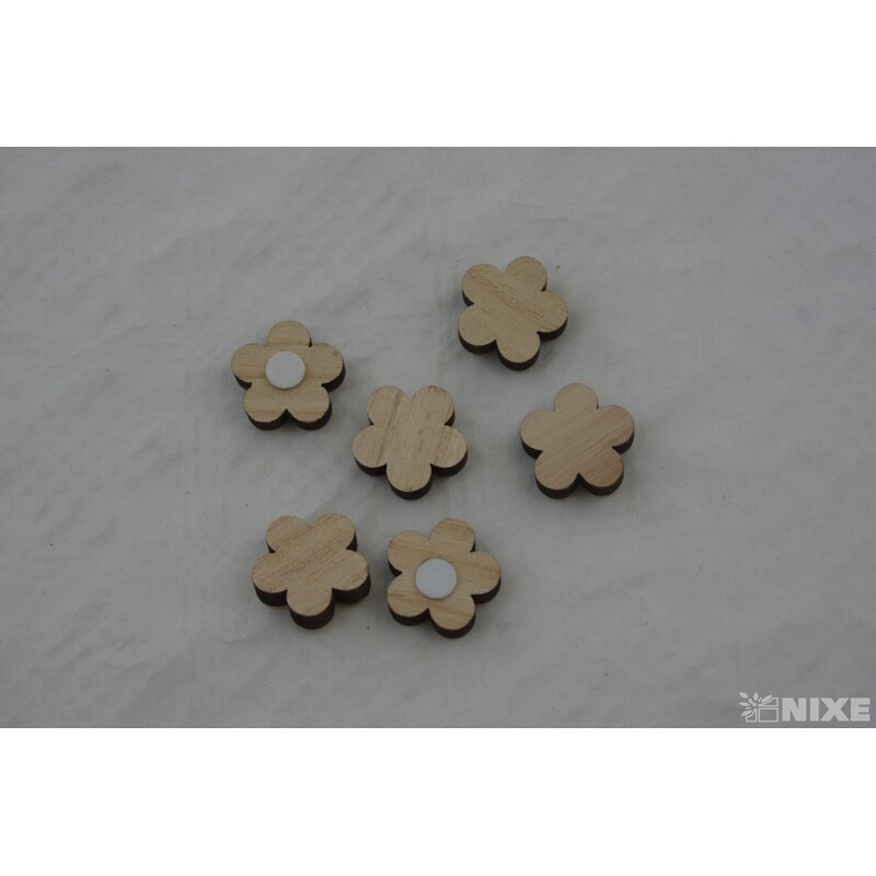 DŘEVO NALEPOVACÍ MIX 3cm 6ks*PŘÍRODNÍ