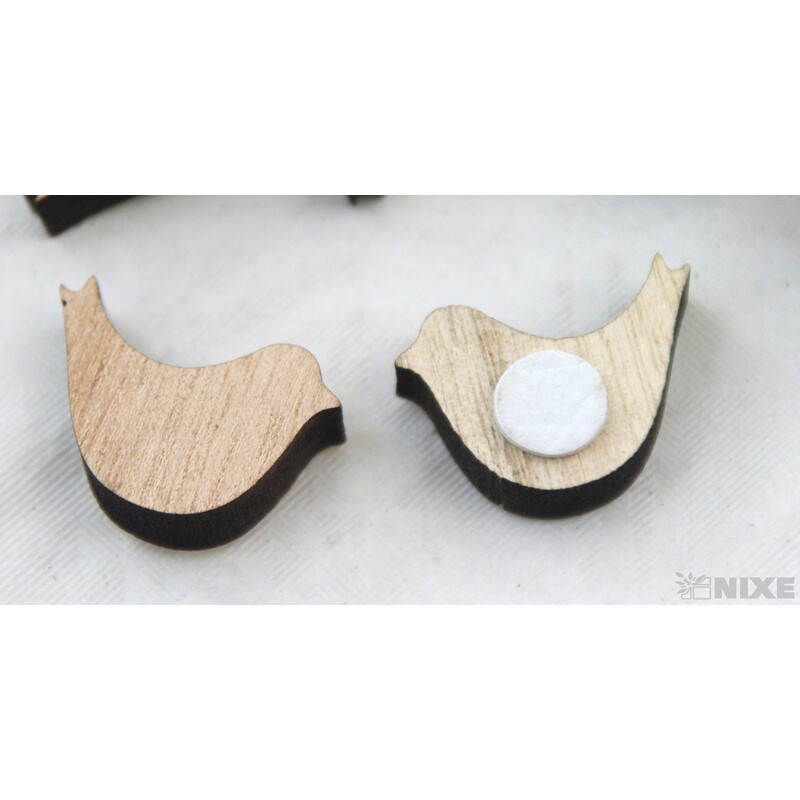 DŘEVO NALEPOVACÍ MIX 3cm 6ks*PŘÍRODNÍ