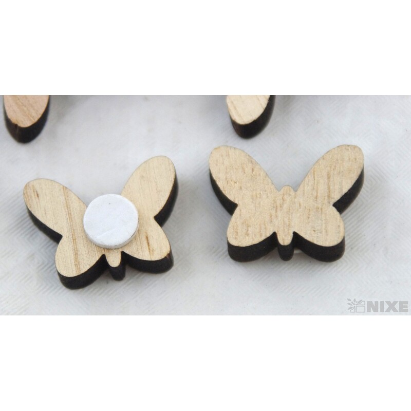 DŘEVO NALEPOVACÍ MIX 3cm 6ks*PŘÍRODNÍ