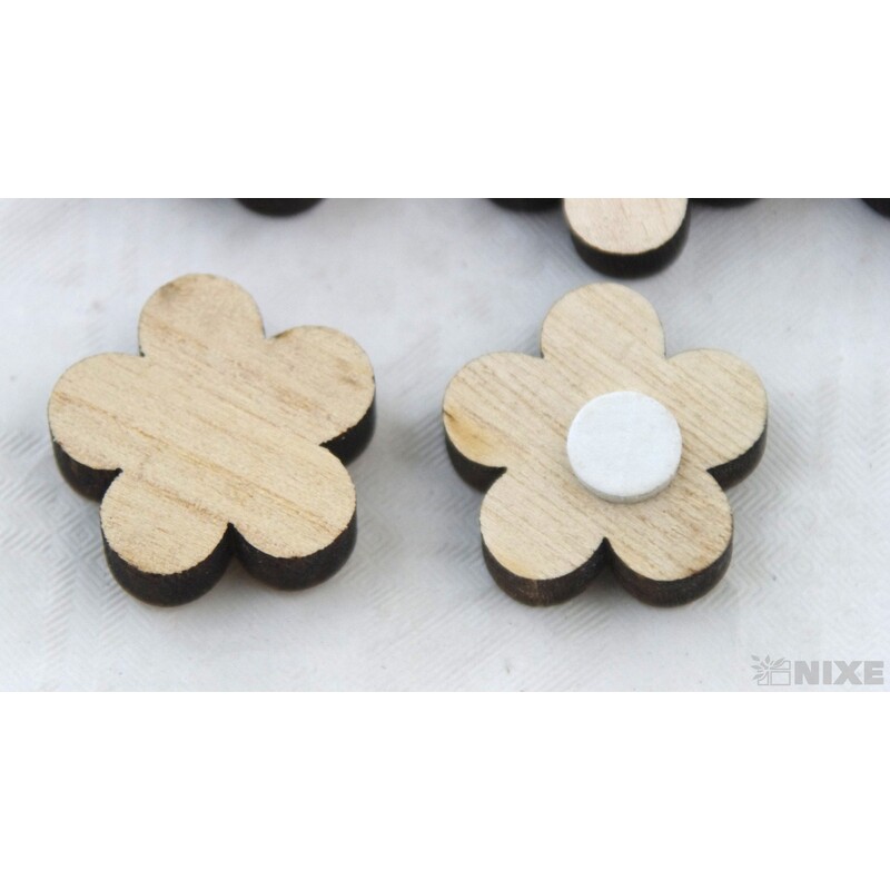 DŘEVO NALEPOVACÍ MIX 3cm 6ks*PŘÍRODNÍ