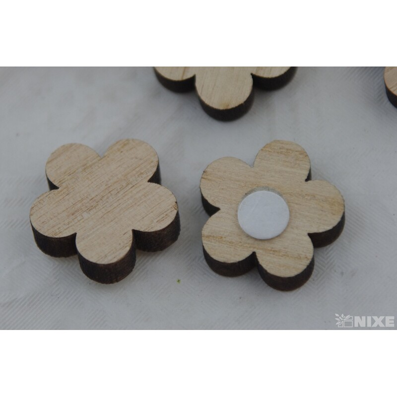 DŘEVO NALEPOVACÍ MIX 3cm 6ks*PŘÍRODNÍ