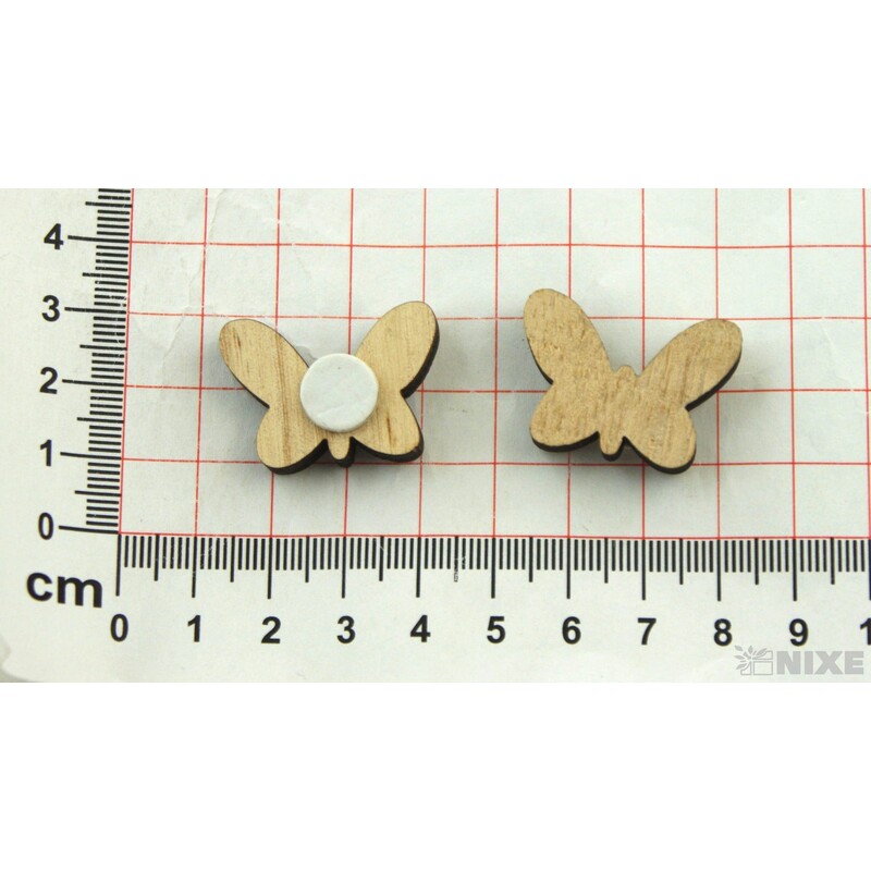 DŘEVO NALEPOVACÍ MIX 3cm 6ks*PŘÍRODNÍ